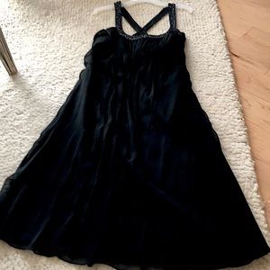 Cocktail chiffon & beaded dress- super pretty